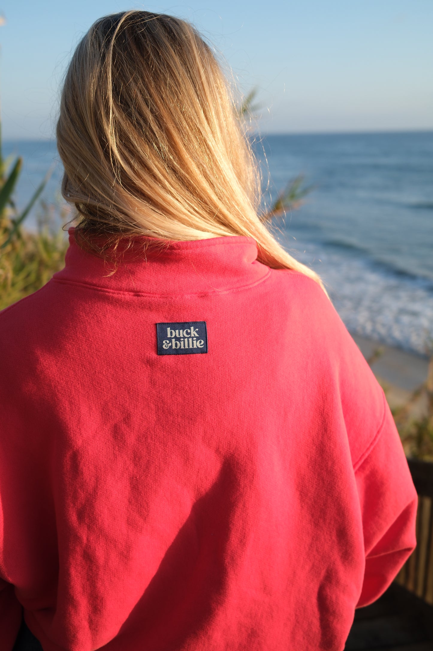 The 90's 1/4 Zip - Guava